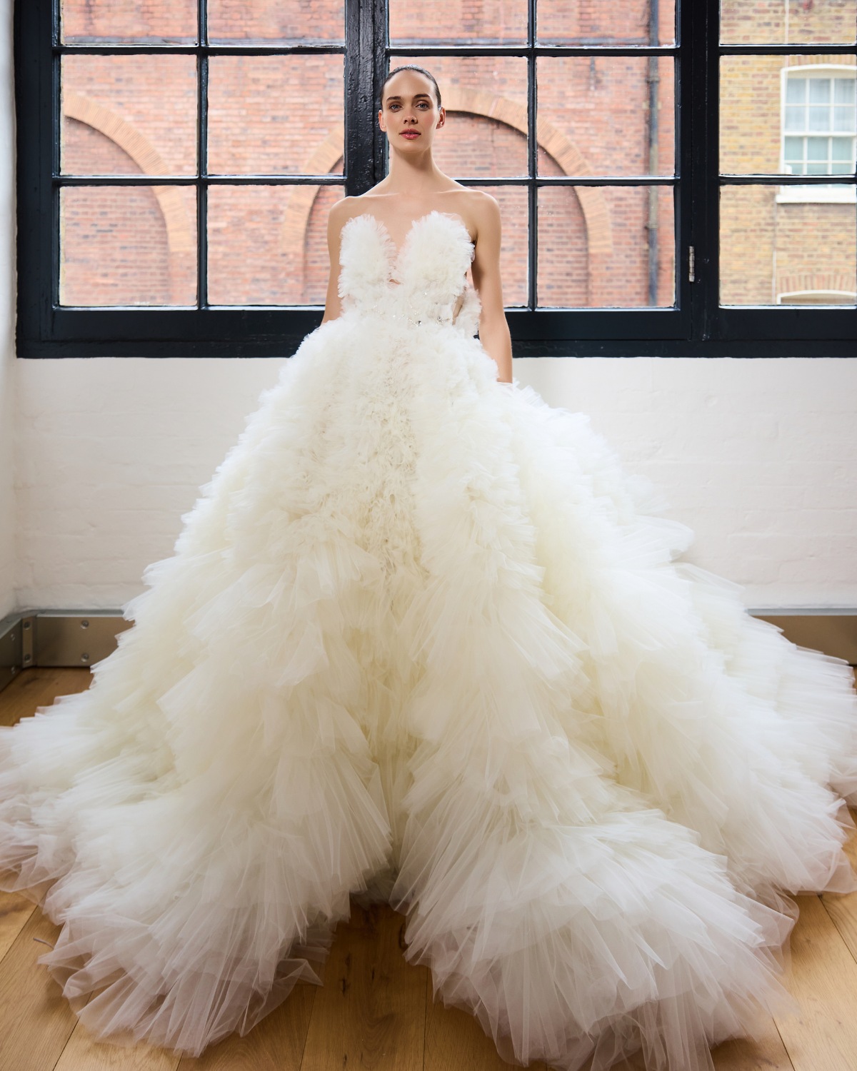 WEDDING DRESS, WEDDING GOWN, TULLE WEDDING DRESS, COLOUR WEDDING DRESS