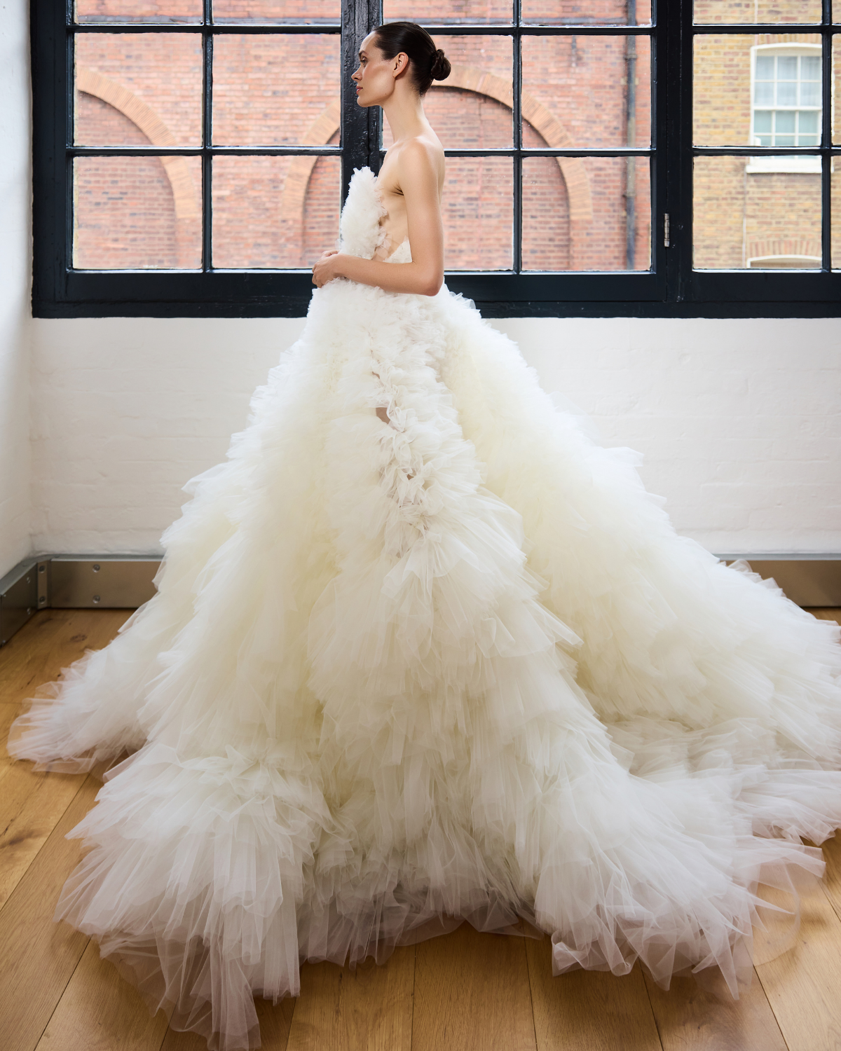 WEDDING DRESS, WEDDING GOWN, TULLE WEDDING DRESS, COLOUR WEDDING DRESS