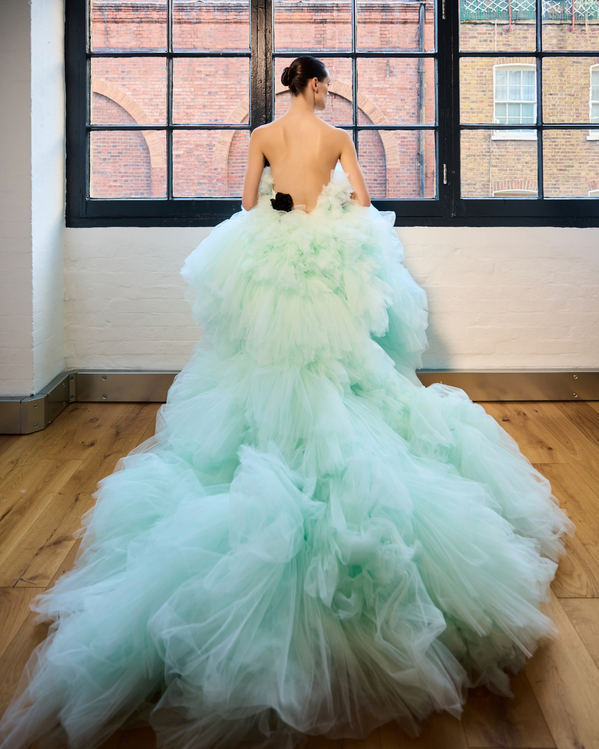 WEDDING DRESS, WEDDING GOWN, TULLE WEDDING DRESS, COLOUR WEDDING DRESS