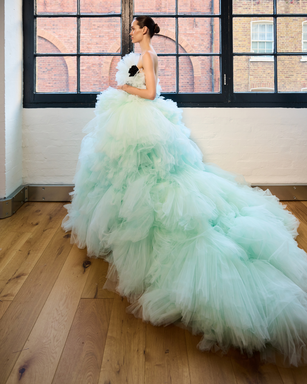 WEDDING DRESS, WEDDING GOWN, TULLE WEDDING DRESS, COLOUR WEDDING DRESS