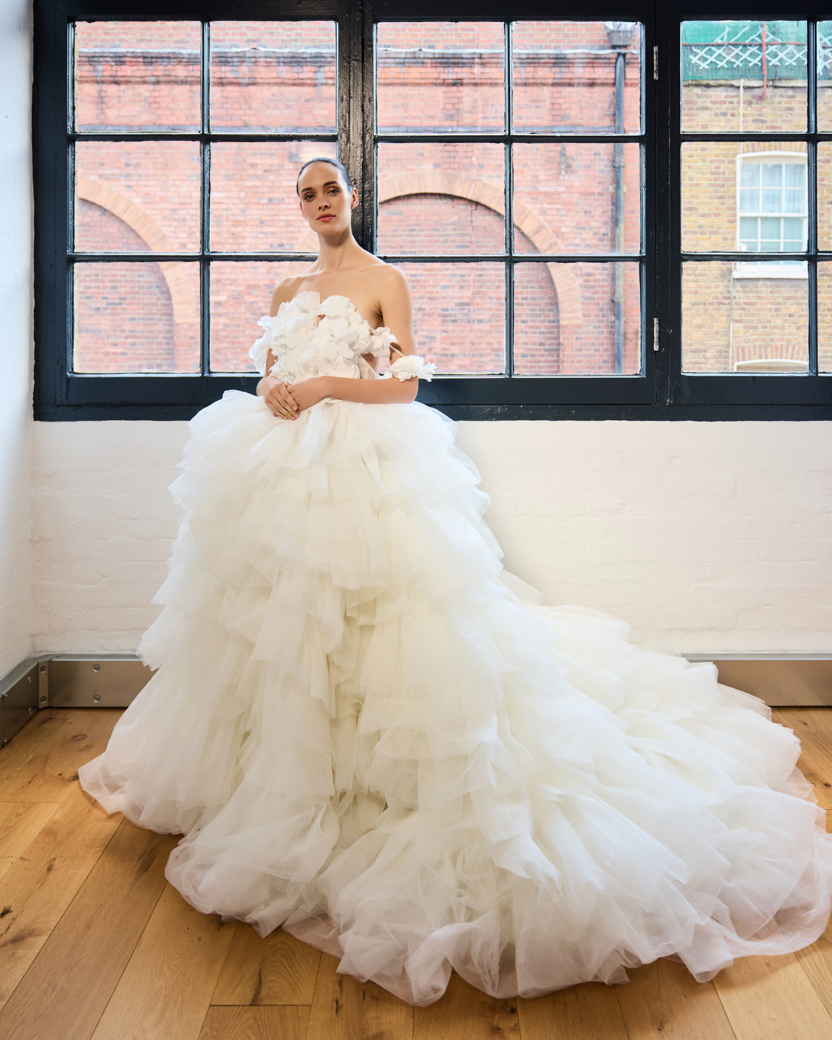 WEDDING DRESS, WEDDING GOWN, TULLE WEDDING DRESS, COLOUR WEDDING DRESS