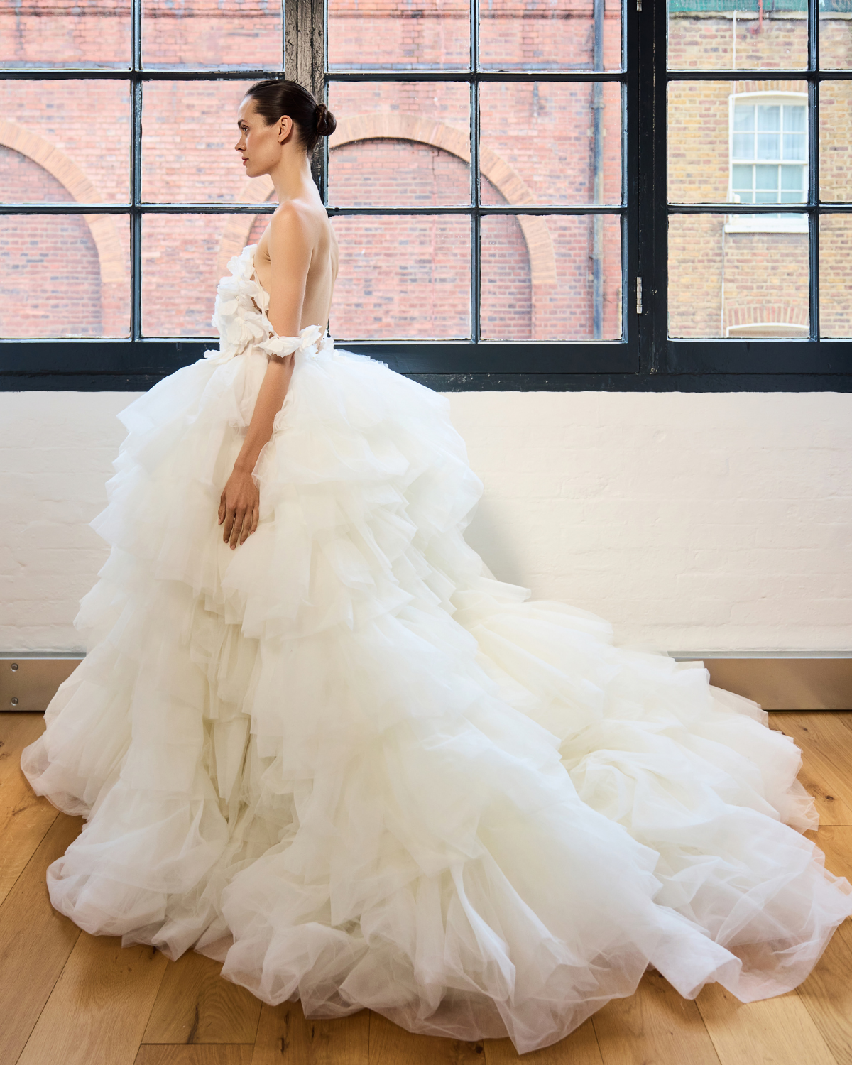 WEDDING DRESS, WEDDING GOWN, TULLE WEDDING DRESS, COLOUR WEDDING DRESS