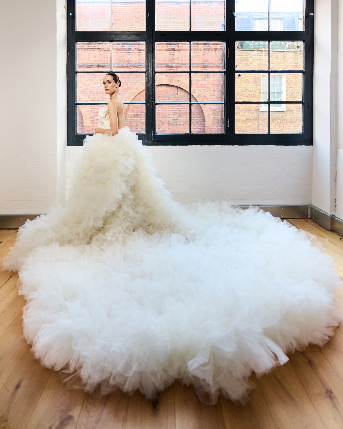 WEDDING DRESS, WEDDING GOWN, TULLE WEDDING DRESS, COLOUR WEDDING DRESS