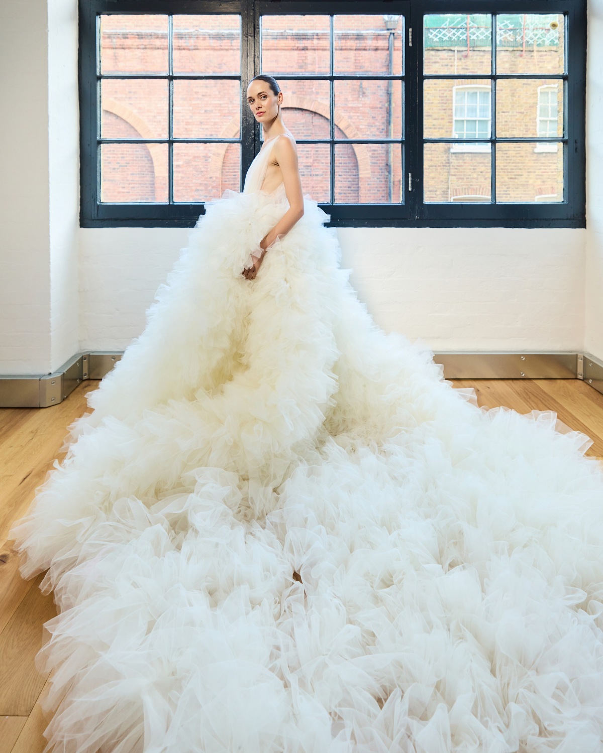 WEDDING DRESS, WEDDING GOWN, TULLE WEDDING DRESS, COLOUR WEDDING DRESS