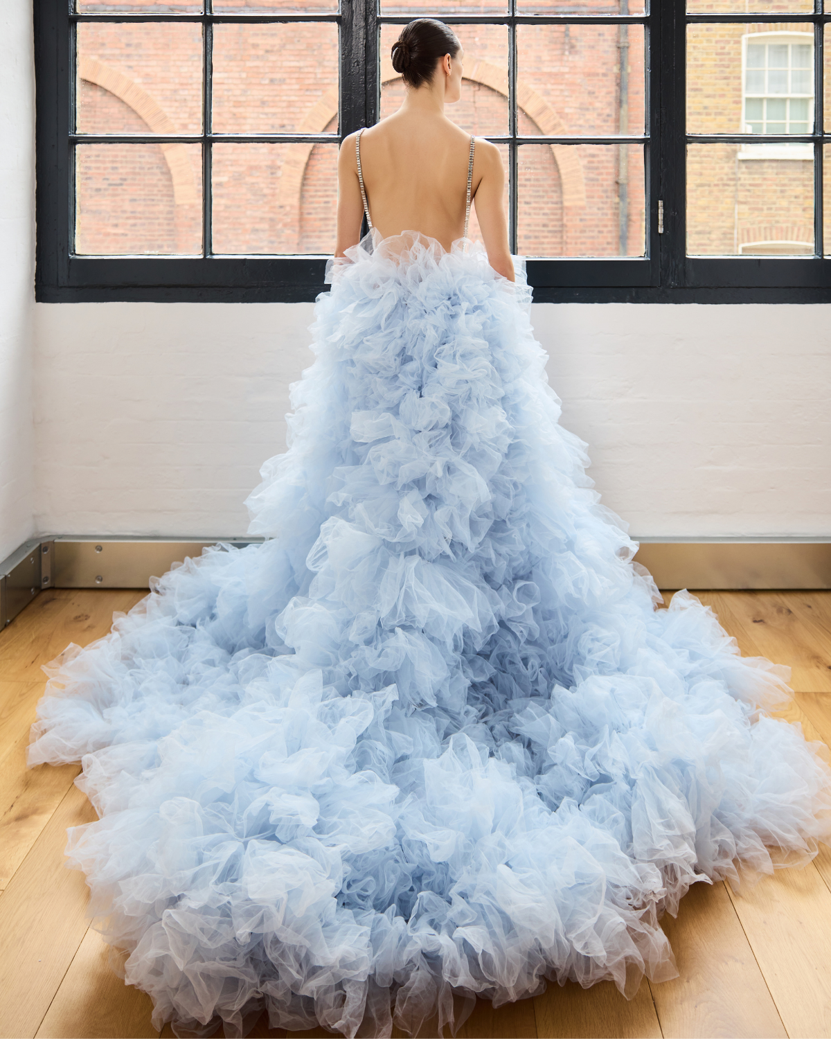 WEDDING DRESS, WEDDING GOWN, TULLE WEDDING DRESS, COLOUR WEDDING DRESS