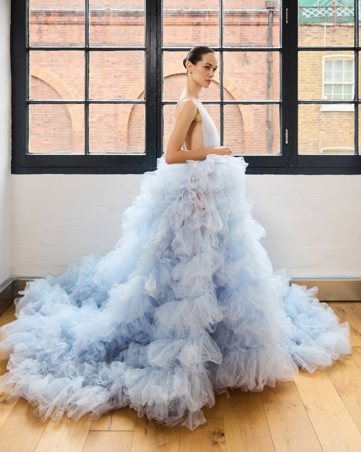 WEDDING DRESS, WEDDING GOWN, TULLE WEDDING DRESS, COLOUR WEDDING DRESS