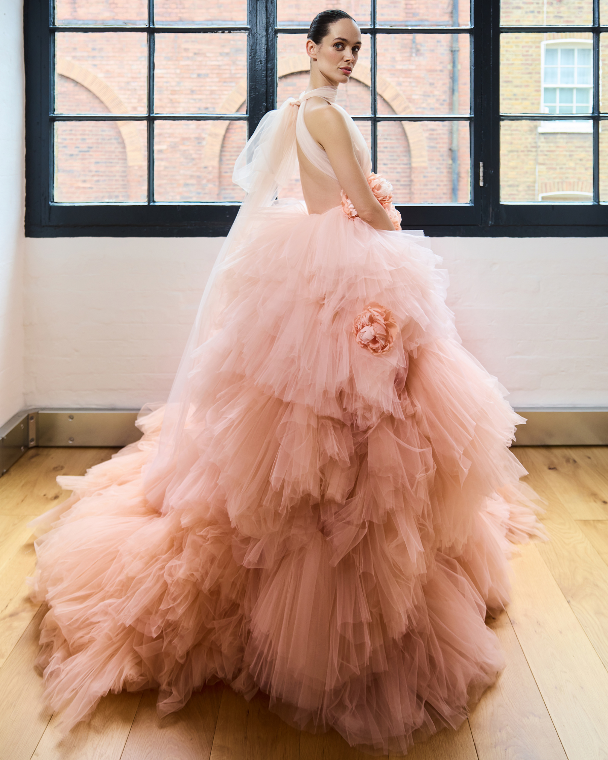 WEDDING DRESS, WEDDING GOWN, TULLE WEDDING DRESS, COLOUR WEDDING DRESS