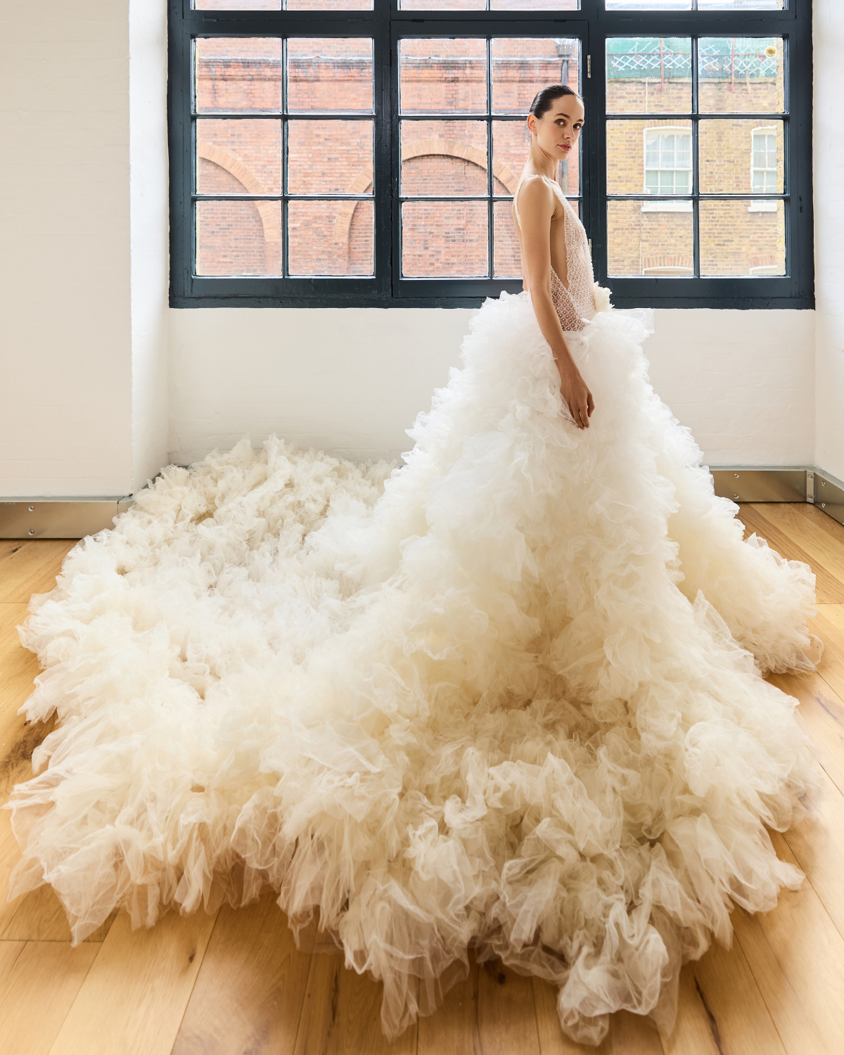 WEDDING DRESS, WEDDING GOWN, TULLE WEDDING DRESS, COLOUR WEDDING DRESS